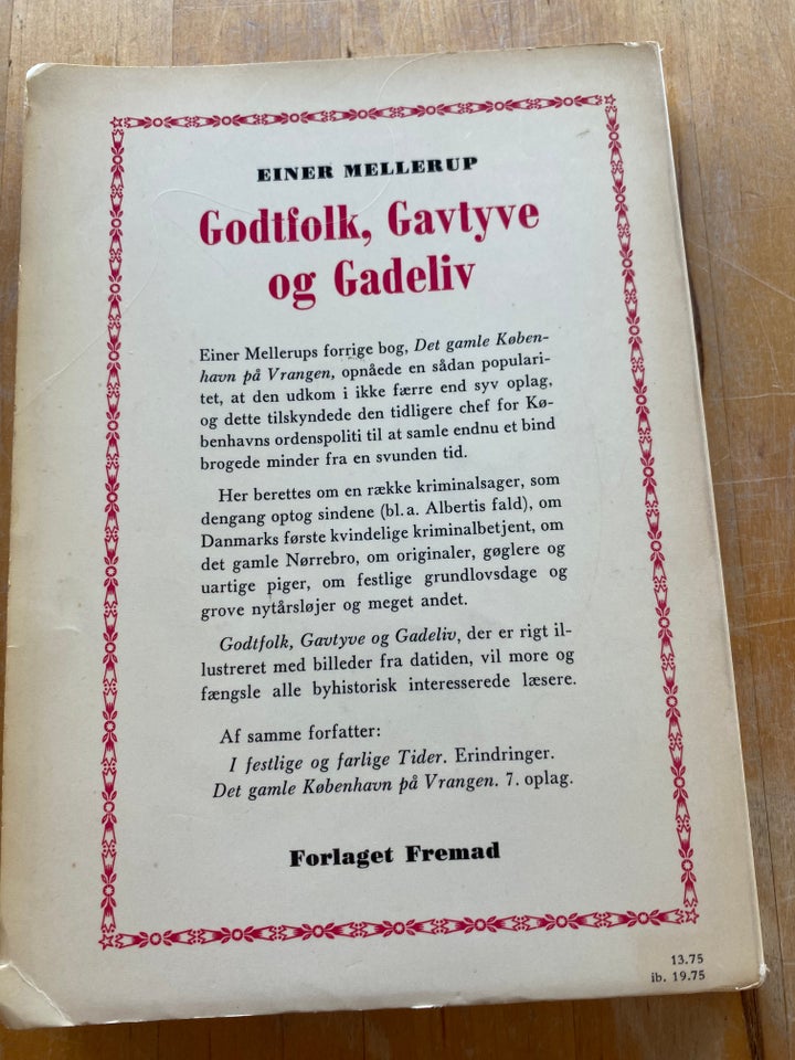 Godtfolk, gavtyve og Gadeliv,