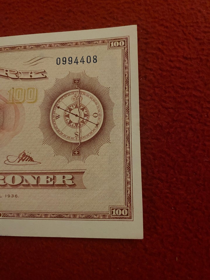 Danmark, sedler, 100