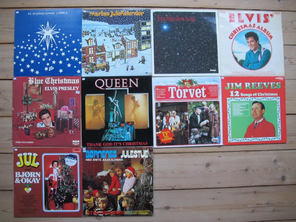 LP, diverse jule vinyl lp, FRA