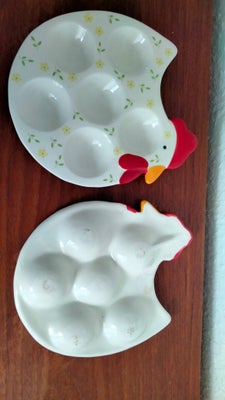 Keramik Retro æggefad påske høne