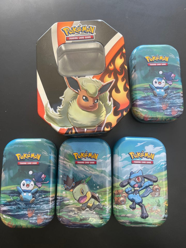 Samlekort Pokemon tins