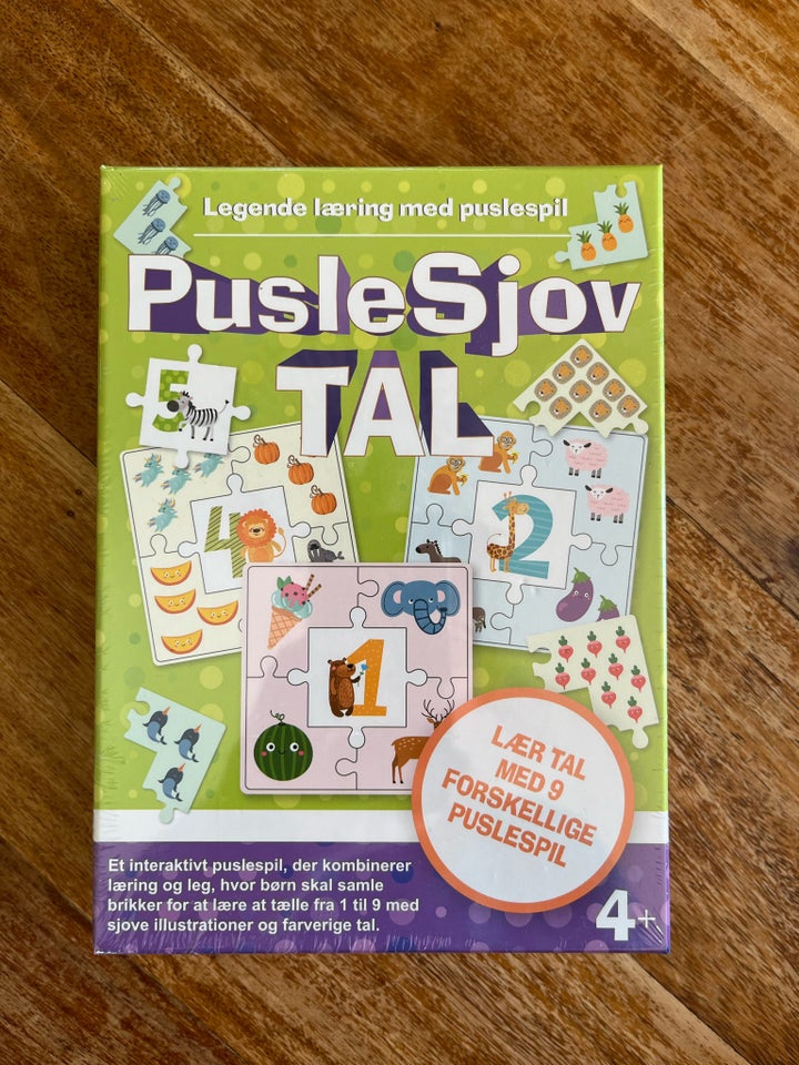 Puslesjov - Tal, tal spil, brætspil