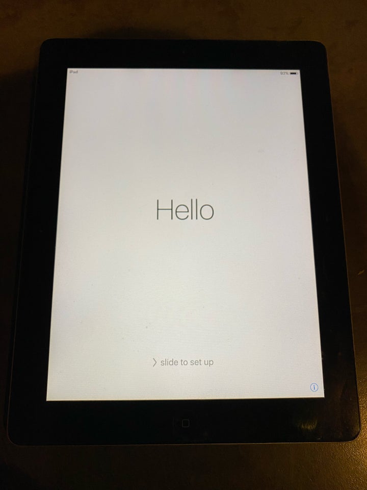 iPad 4, 16 GB, sort