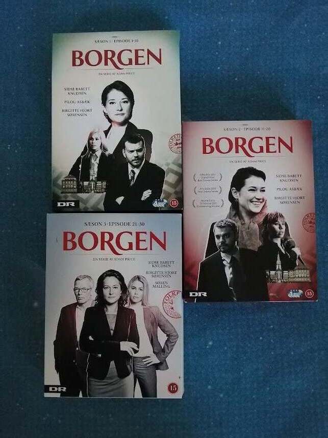 Borgen Sæson 1-3 DVD TV-serier