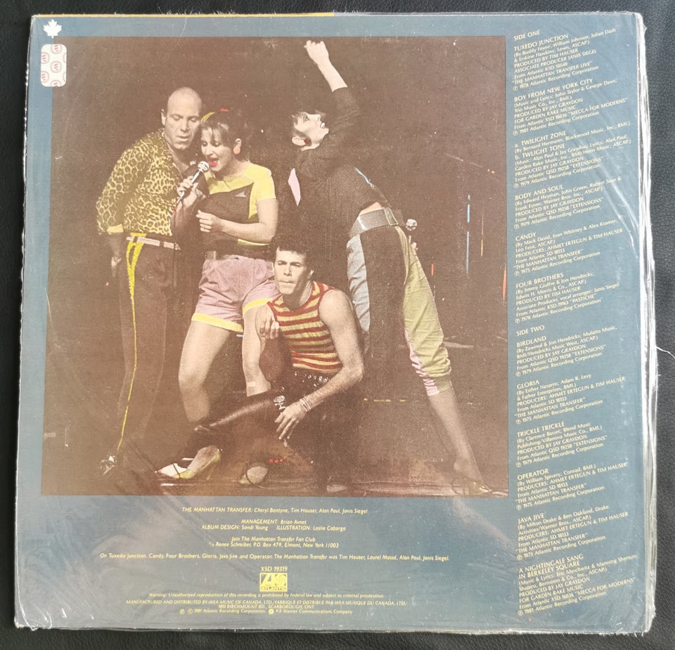 LP The Manhattan Transfer The