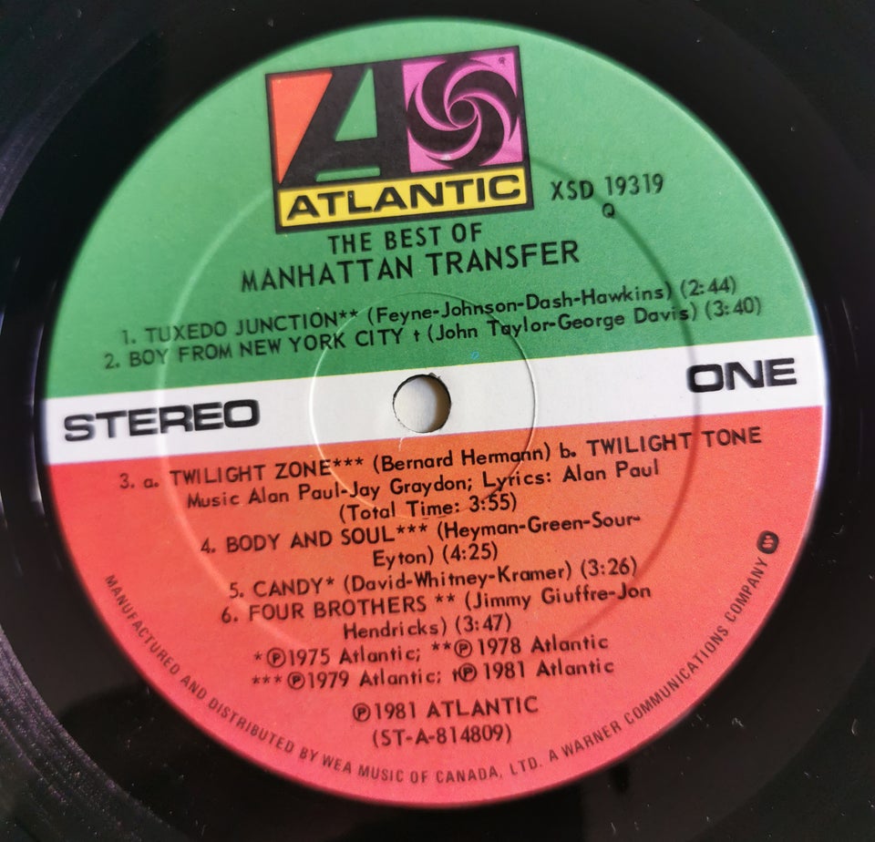 LP The Manhattan Transfer The