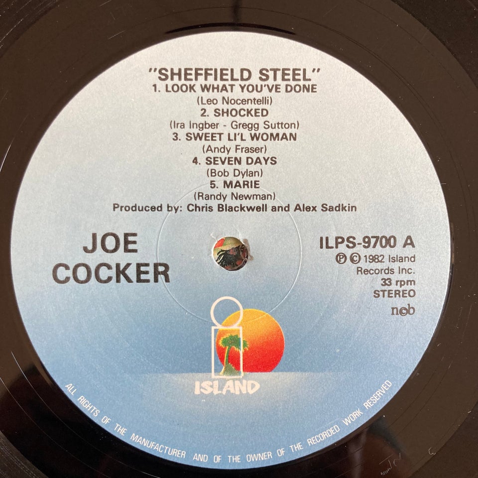 LP, Joe Cocker, Sheffield Steel