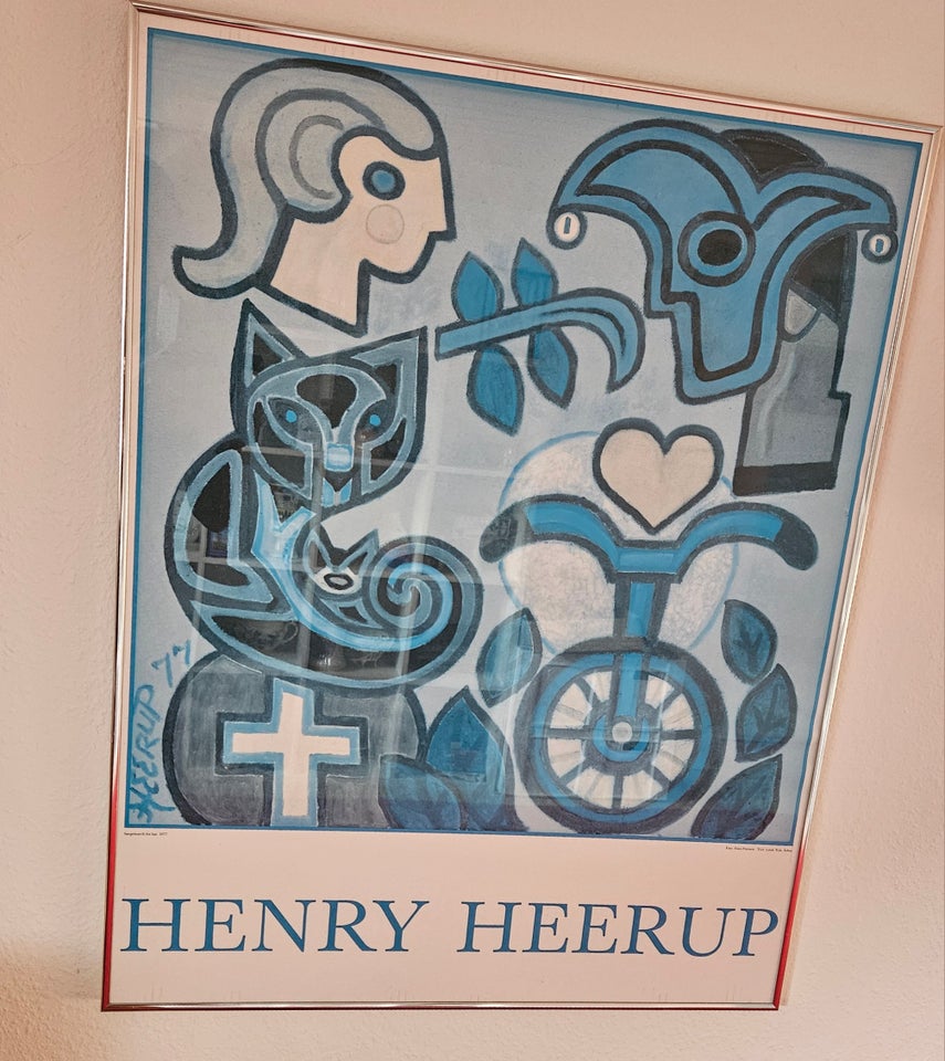 Plakat Henry heerup motiv: