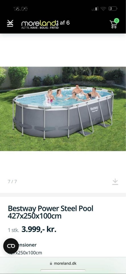 Bestway Powe Steel Pool Full Set