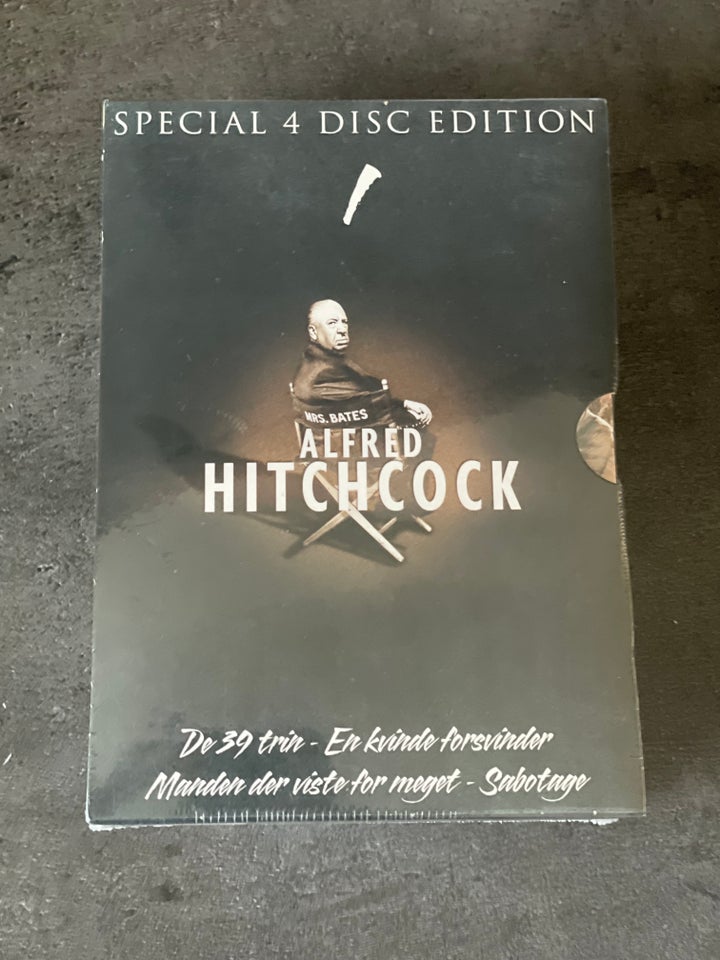 Alfred Hitchcock Bokssæt  DVD