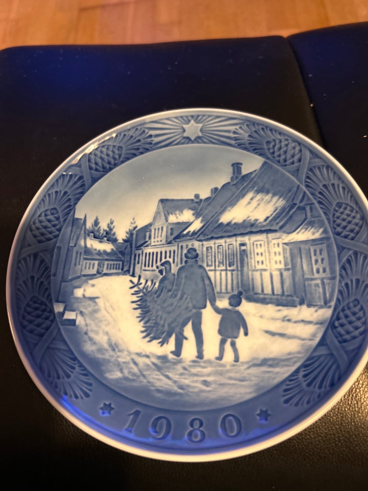 Juleplatte 1980 Royal Copenhagen