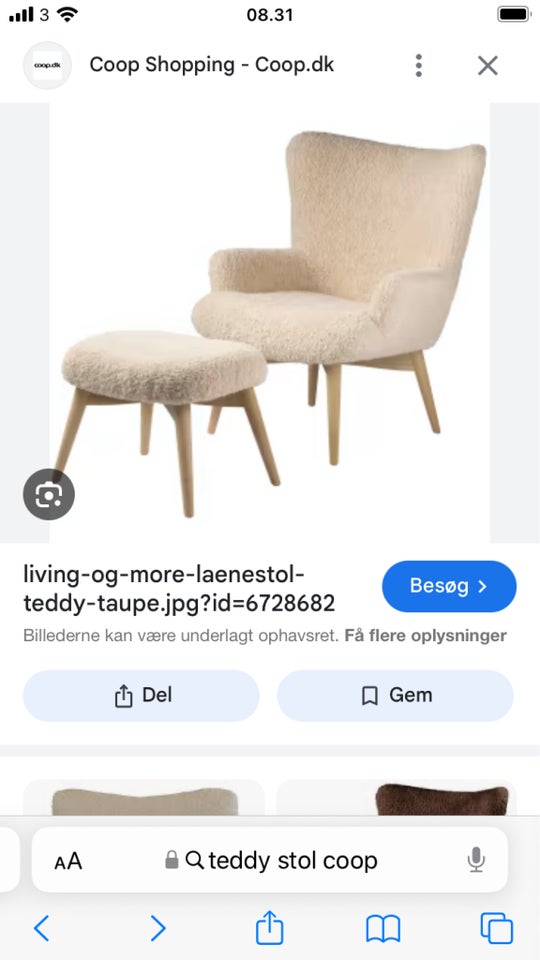 Lænestol, andet, Coop