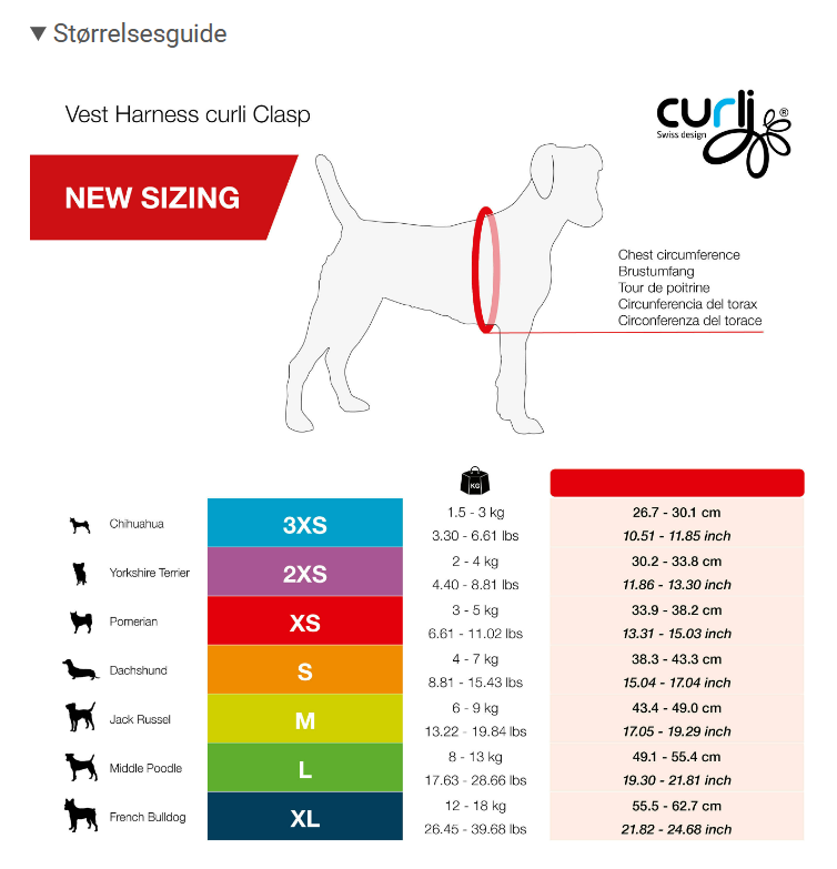 Hundesele, Curli Sele Vest Design