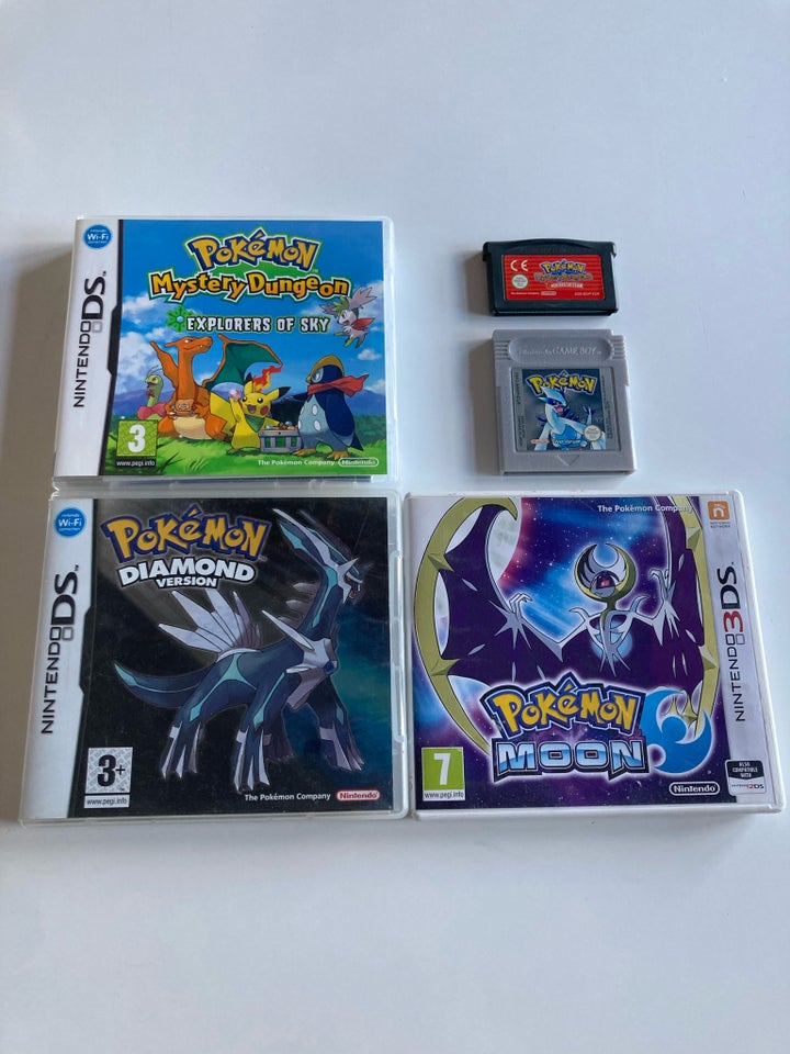 Blandet Pokemon spil Nintendo DS