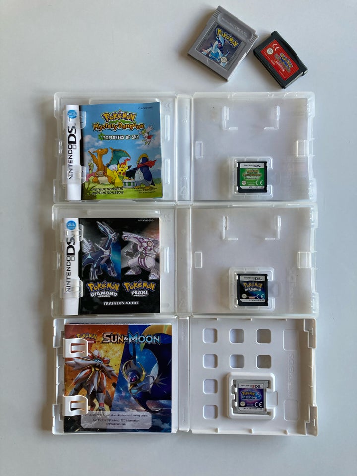 Blandet Pokemon spil Nintendo DS