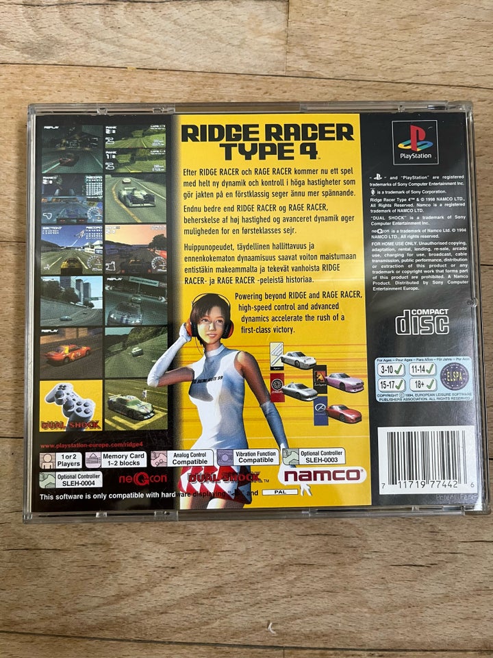 Ridge Racer Type 4 PS racing