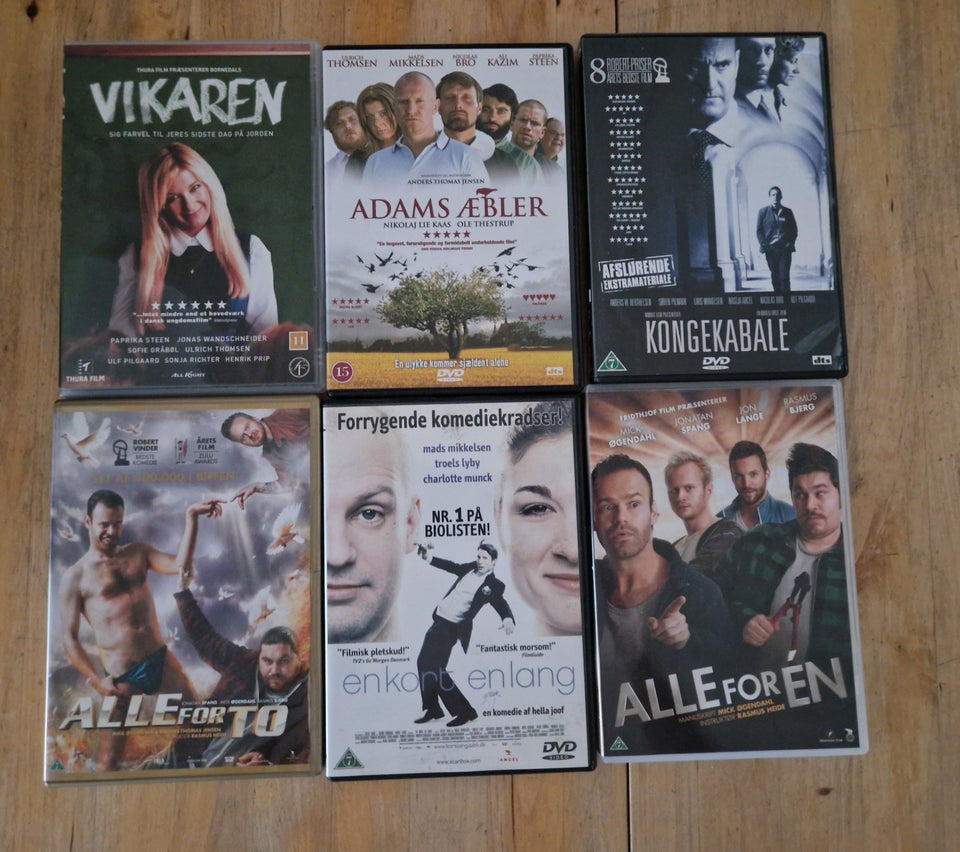 danske film, DVD, andet