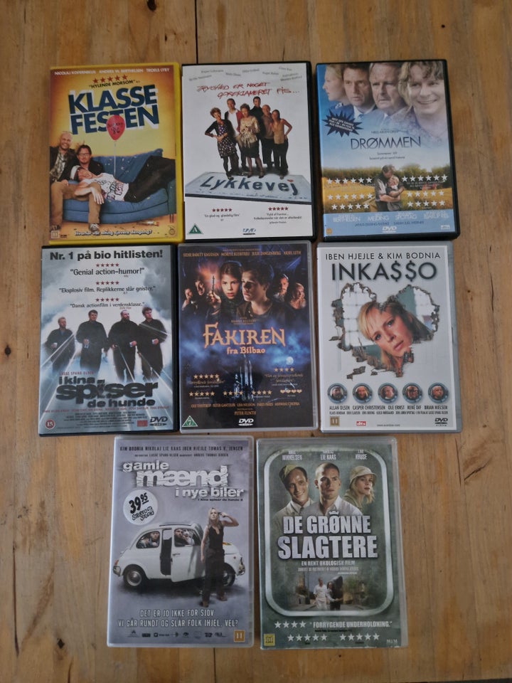 danske film, DVD, andet