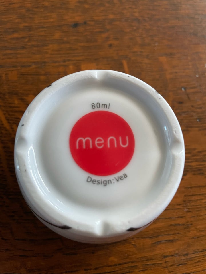 Porcelæn, Skåle, Menu