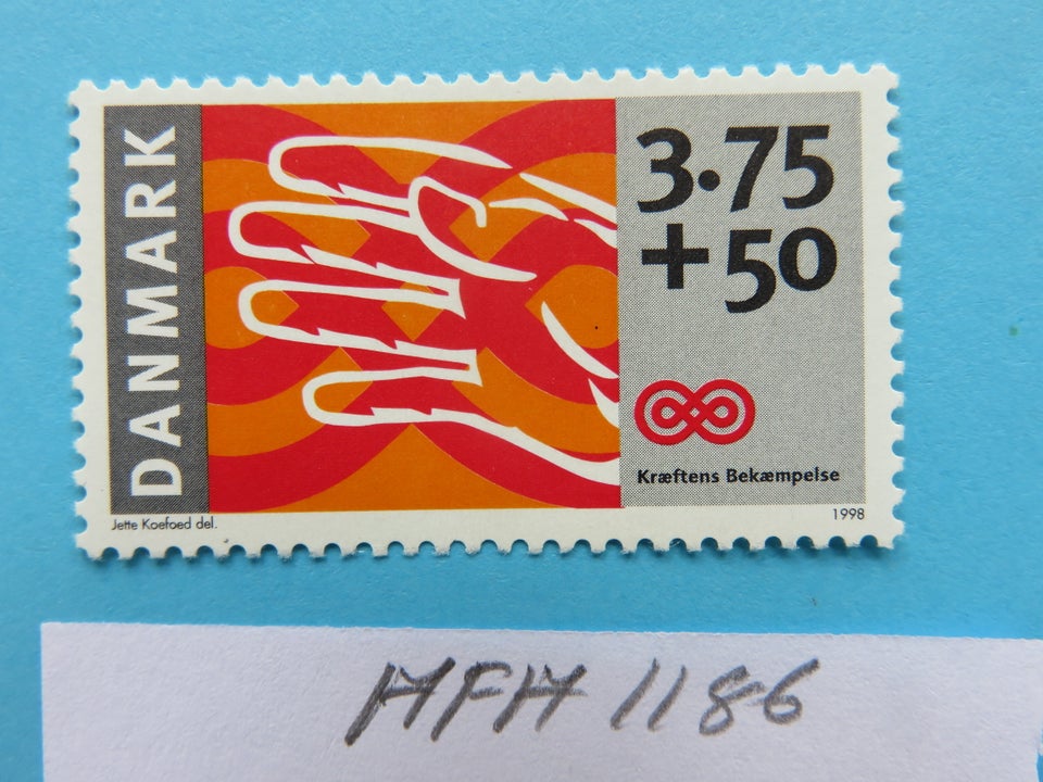 Danmark, postfrisk, AFA 1186