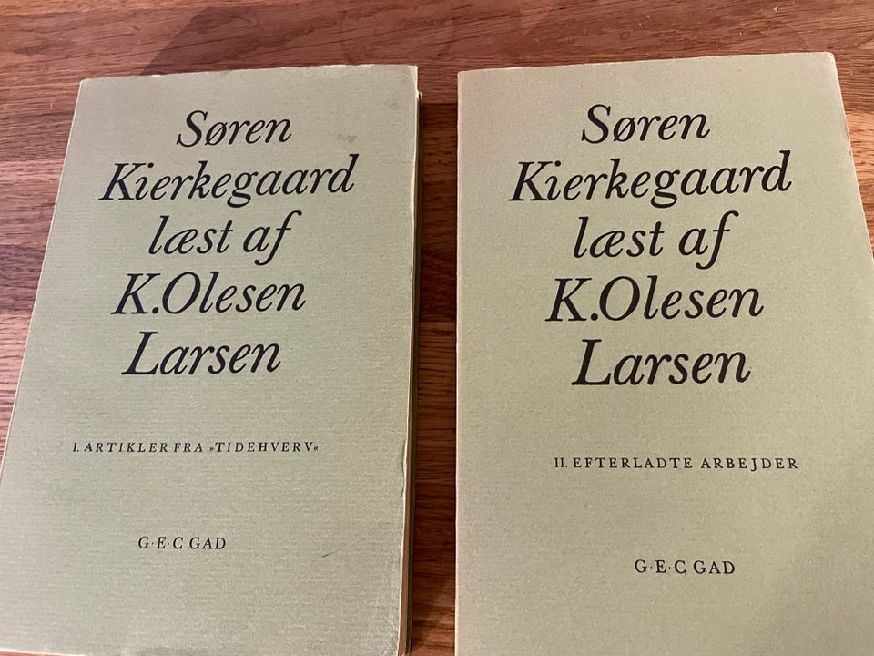 Søren Kierkegaard læst af K. Olesen