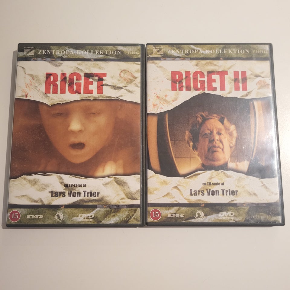 Riget 1+2 af Lars von Trier, DVD,