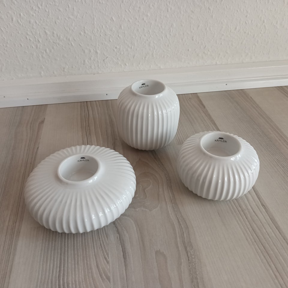 Porcelæn Lysestage Kähler