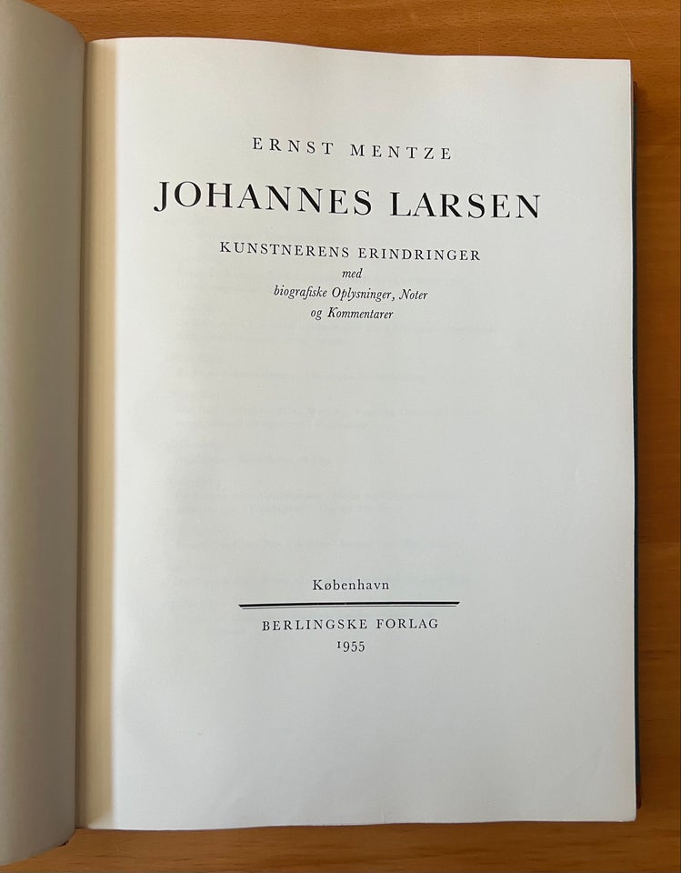 Johannes Larsen - Kunstnerens