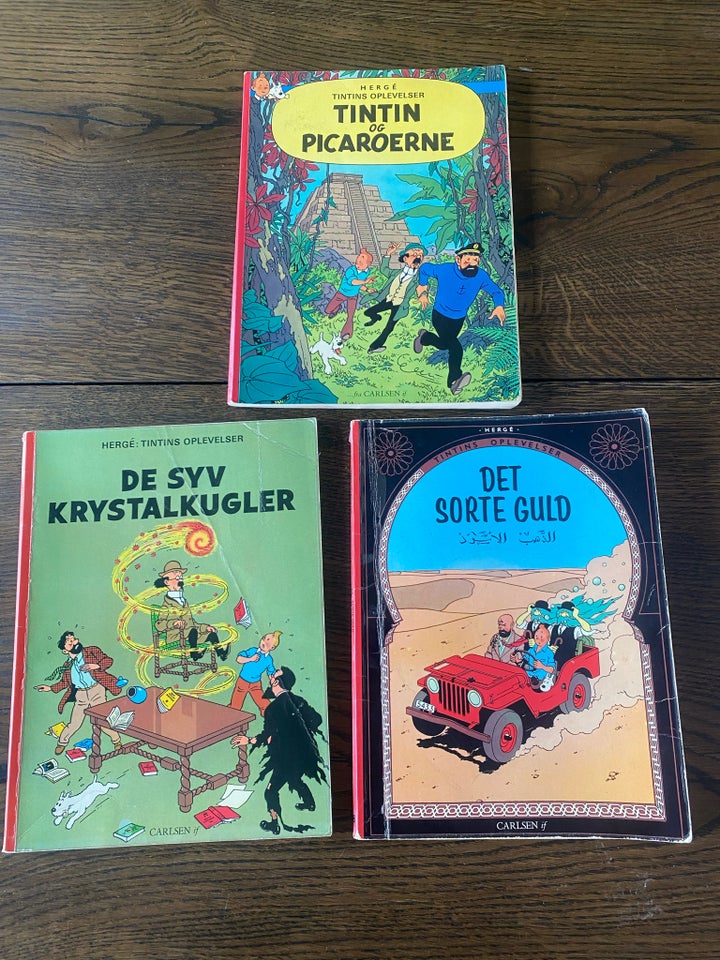 Bøger og blade, Tintin tegneserier