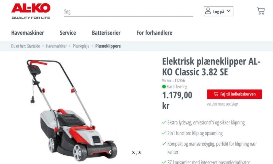 Elklipper, AL-KO Classic 3,82 SE