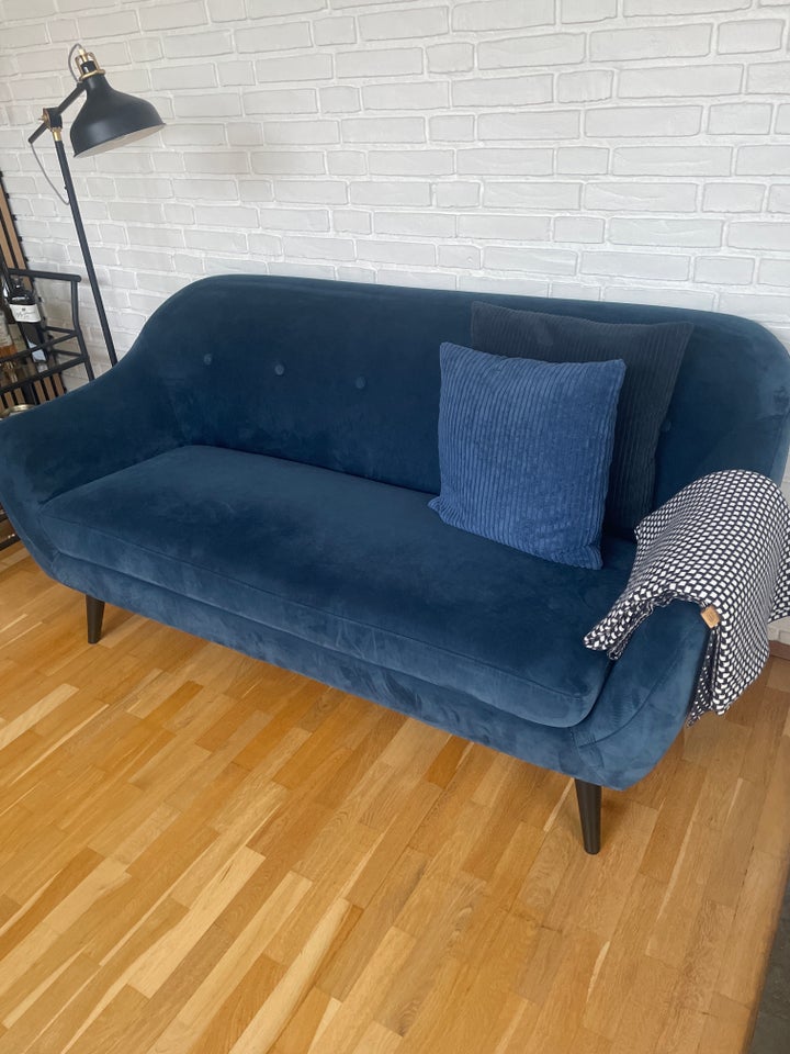 Sofa, velour, 3 pers.