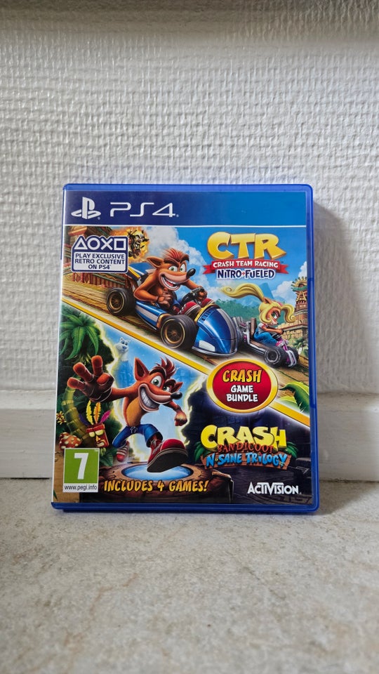 Crash bandicoot, PS4, racing