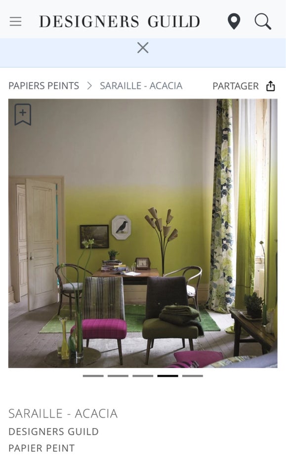 Tapet Designers Guild Gul