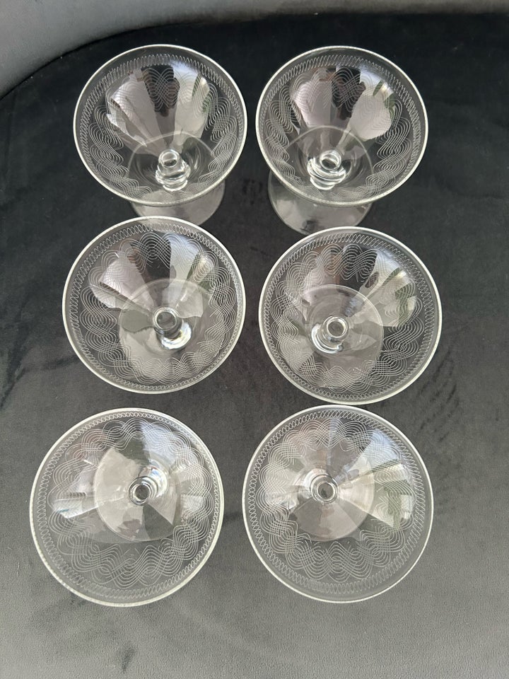 Holmegaard likørglas 6 stk Glas