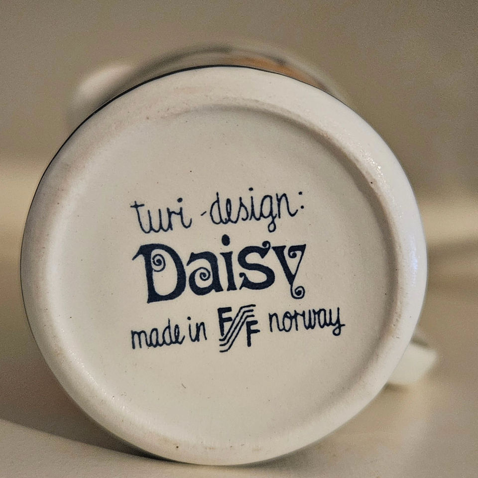 Keramik Flødekande Daisy Turi