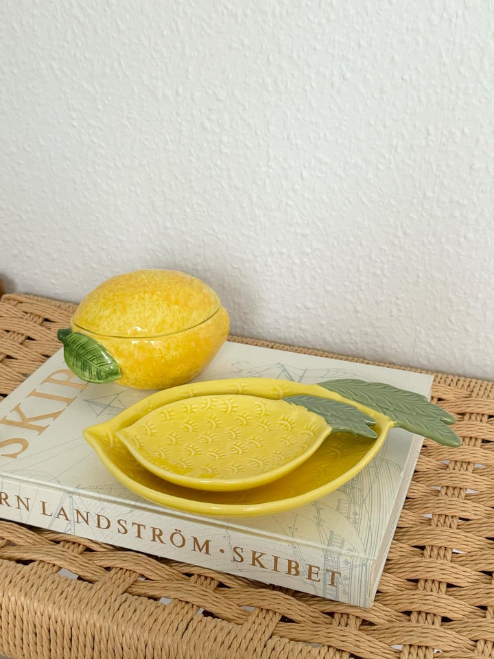 Fajance, Citron skål og fade