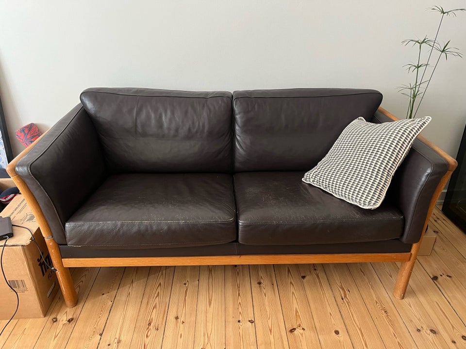 Sofa læder 2 pers