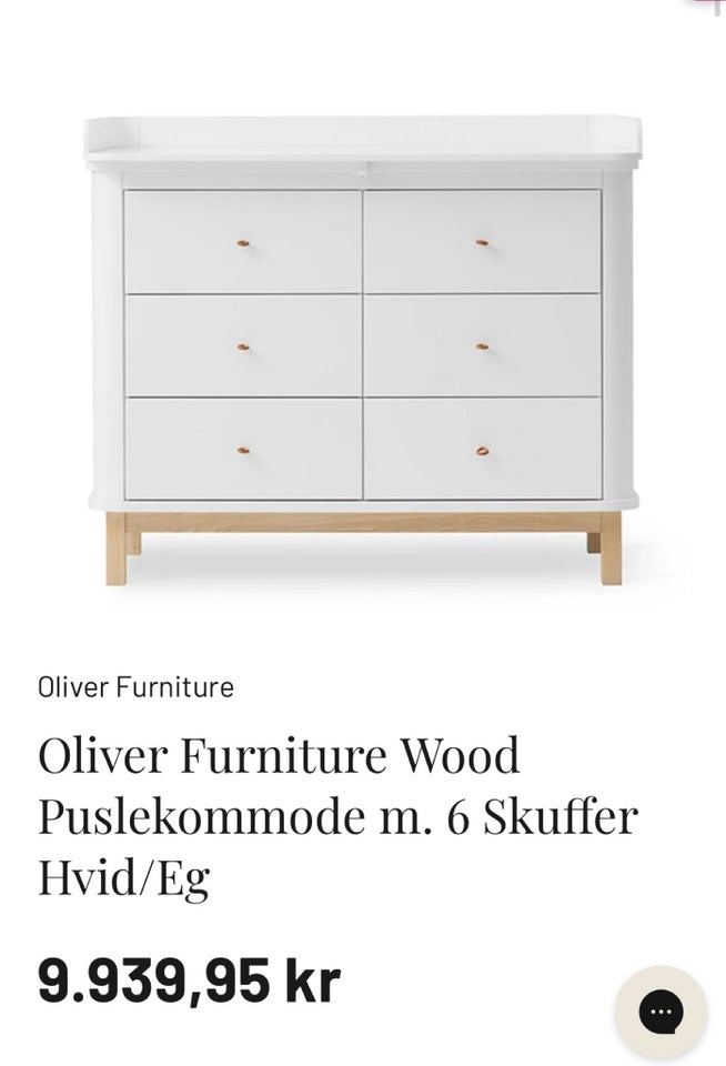 Puslekommode Oliver Furniture