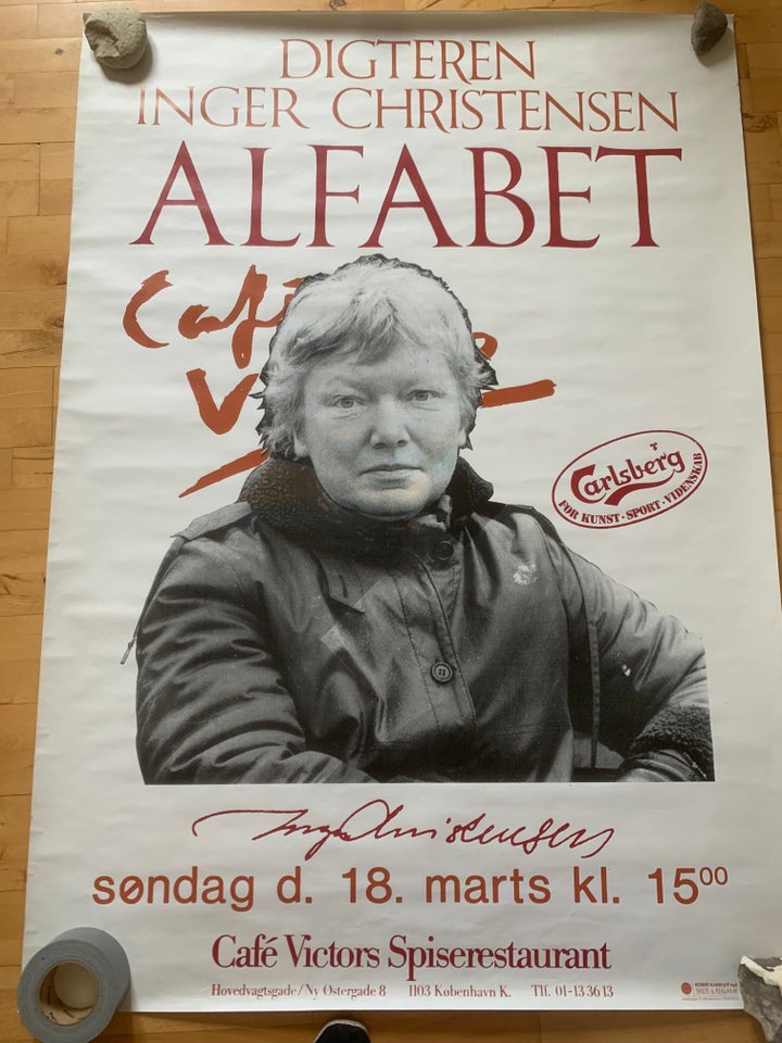 Café Victor plakat, motiv: