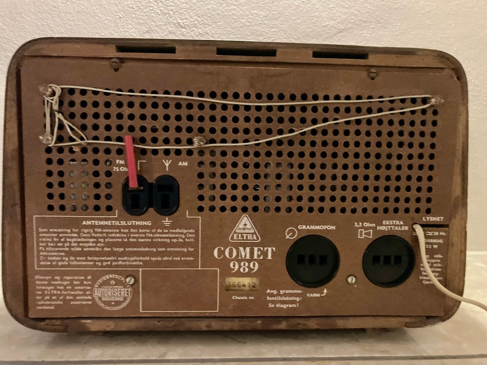 AM/FM radio, Eltra, Comet 989