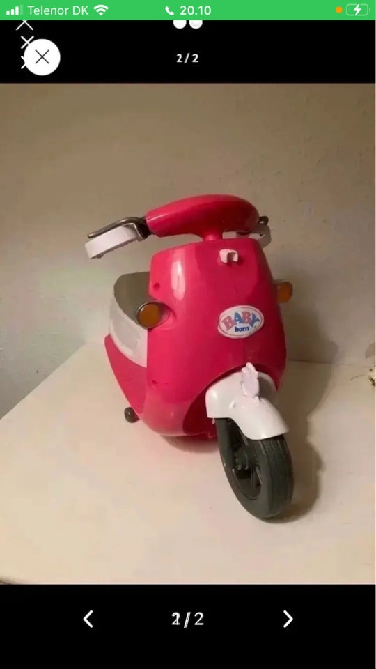 Babyborn, Knallert scooter