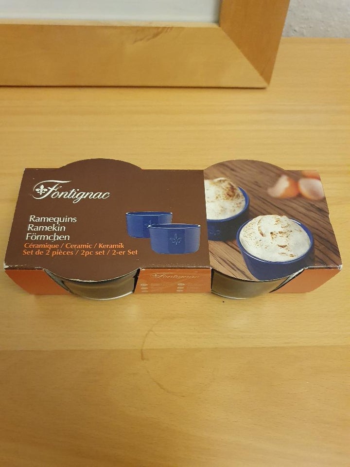 Keramik 2 styk ramekin skåle