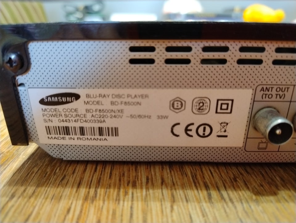 Samsung BD-F8500N/XE