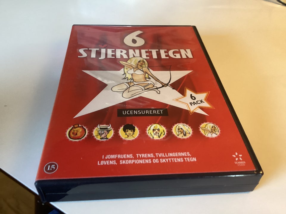 6 stjernetegn dvdboks DVD