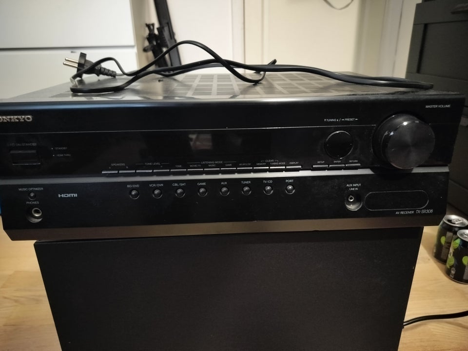 Receiver, Onkyo, TX-SR308