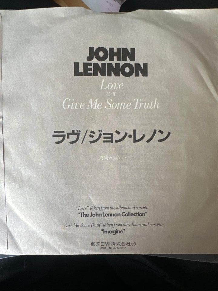 Single, John lennon