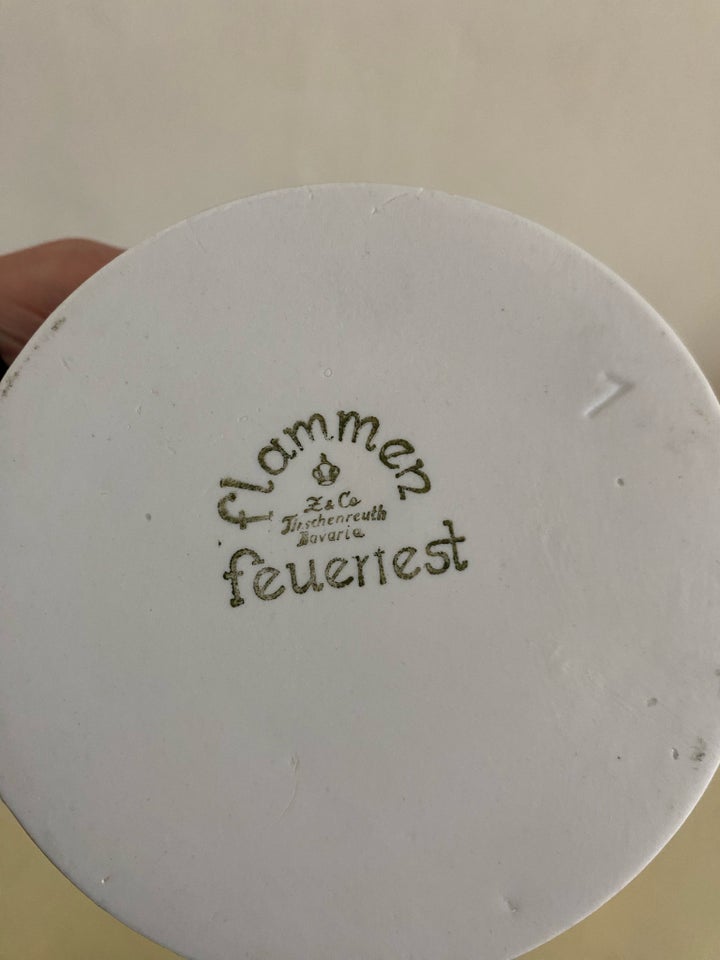 Porcelæn Retro kande Flammen