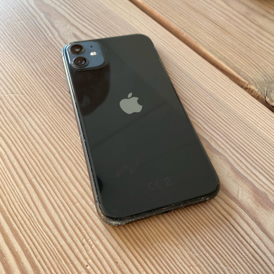 iPhone 11, 64 GB, sort