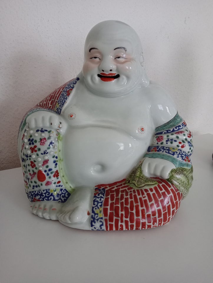 Kinesisk Buddha , Porcelæn , 100 år