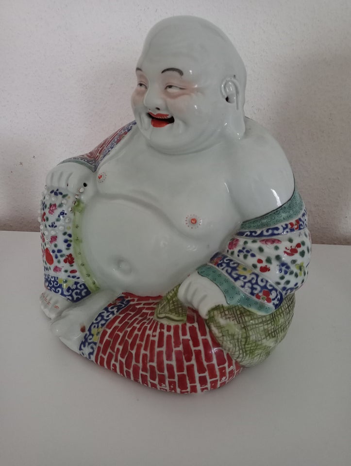 Kinesisk Buddha , Porcelæn , 100 år